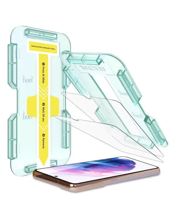 BERSEM 2.Gb rūdīta stikla ekrāna aizsargstiklu komplekts iPhone 14 / iPhone 14 Pro / iPhone 13 / iPhone 13 Pro (6,1 collas)
