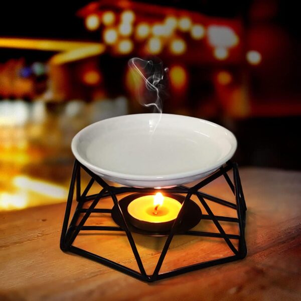 Violetpos Moderna Romantiskā Keramikas Aromāta Lampa