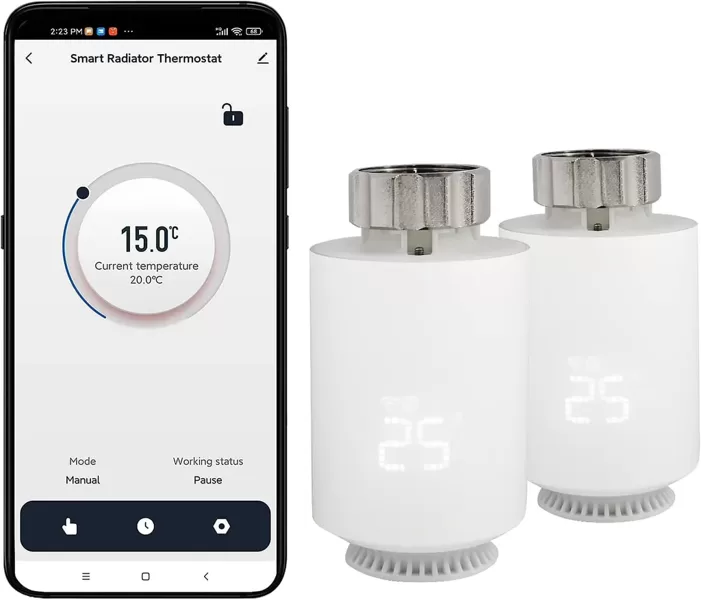 Sewens Smarthome Radiatoru Termostatu Komplekts – 2 gabali