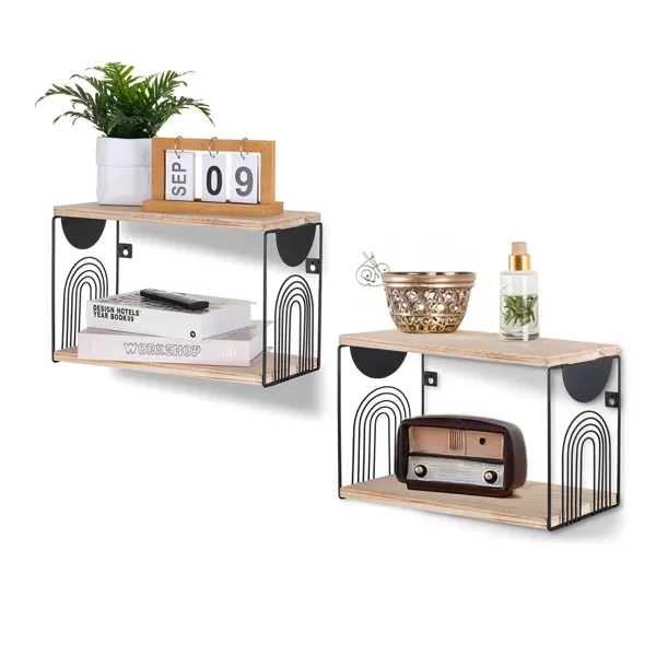 Walasis Gultas Galdiņi - Sienas Montējams Naktsgaldiņš (2-pack)
